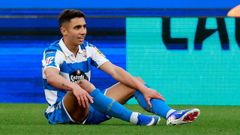 Yeremay Hern�ndez, durante el partido contra el M�laga