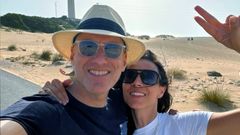 Imagen compartida por B�rbara Goenaga en su Instagram, en la que aparece junto a Borja S�mper.