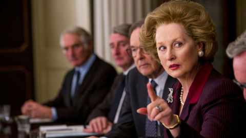 Meryl Streep en �La dama de hierro�.