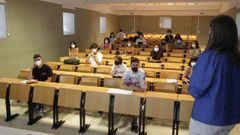 Primer d�a de clases en el campus de Ferrol