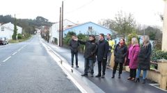 Visita a las obras de la Deputaci�n en Ares
