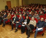 P�blico asistente a la �ltima edici�n de Foro Voz en A Laracha. 