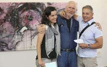 Rosal�a Fern�ndez, Detlef Kappeler y Ant�n Castro, ayer, durante la inauguraci�n. 