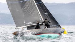 La embarcacin Alibaba II en su prueba de este domingo