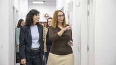 La ministra de Igualdad, Ana Redondo, en una visita en Toledo a un centro de atencin a vctimas de violencia sexual
