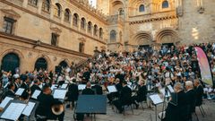 Actuaci�n de la Banda Municipal en el marco del festival Mar�