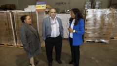 Visita de la subdelegada del Gobierno al Banco de Alimentos