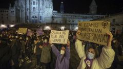 Manifestaci�n en Santiago por el 8M, D�a Internacional de la Mujer, este a�o 2022