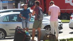 Turistas en A Coru�a