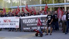 Concentraci�n trabajadores de Isowat
