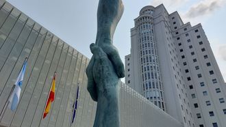 Imagen de archivo de la Cidade da Xustiza de Vigo que hoy sufri� un apag�n a las 10 de la ma�ana