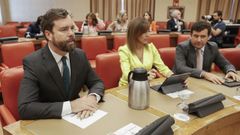 Espinosa de los Monteros en primer t�rmino durante la reuni�n de la Diputaci�n Permanente del Congreso de este mi�rcoles