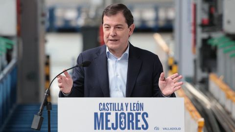 El presidente de Castilla y Le&oacute;n, Alfonso Fern&aacute;ndez Ma&ntilde;ueco.