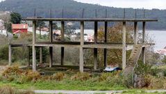 Estructura abandonada.