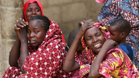 Fmailiares de las ni�as secuestradas en Dapchi