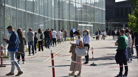 Vacunaci�n contra el covid-19 en Expocoru�a