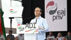 Imagen de archivo de I�igo Ansola en un acto del PNV en Durango.