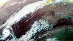 Hurac�n Ophelia, que afect� a Galicia en octubre del 2017