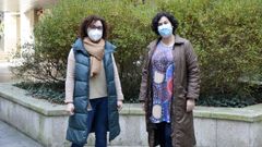 Mar�a Fern�ndez y Rosal�a Laza, directoras del proyecto de alertas por polen
