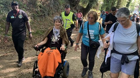 Susana Seoane en una caminata organizada el ao pasado.