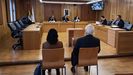 Los dos acusados, en la sesin del juicio