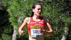 Alba Garca durante una competicin en 2011