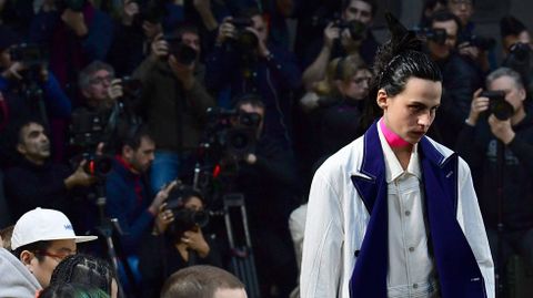 Desfile del dise�ador chino Shangguan Zhe.