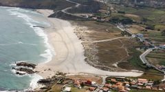 Vista a�rea de la playa de Barra��n