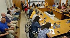 El protocolo para la planta se firm� en mayo en presencia de varias comunidades de montes. 