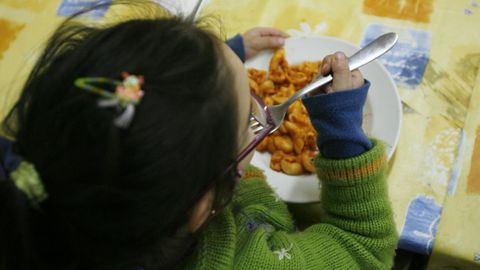 Imagen de archivo de un comedor escolar