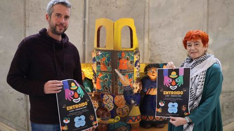 Arroxo e Ferreiro presentaron o cartel do entroido de Lugo