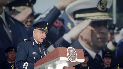 El exministro de Defensa de M�xico, el general Salvador Cienfuegos