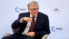 Bill Gates durante su intervención Conferencia de Seguridad Anual en Múnich