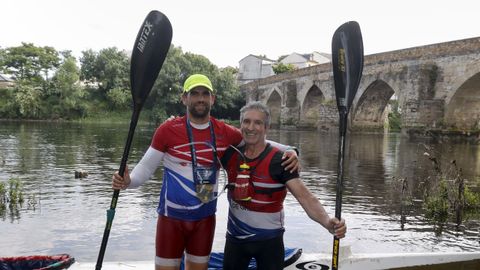 Paco Vázquez y Miguel Fernández fueron los primeros en cruzar la línea de meta en Lugo