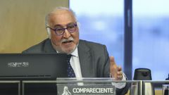 Pere Navarro, este lunes en la Comisi&oacute;n de Seguridad Vial del Congreso de los Diputados.