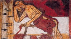 La lepra. A�os 1000-1350. Generalizada por toda Europa, la visibilidad de los s�ntomas provoc� una r�pida estigmatizaci�n social de los enfermos, as� como su confinamiento inmediato en malater�as o lazaretos asistenciales. En la imagen, L�zaro el leproso ante la puerta del rico Epul�n, de Maestre de Tahull