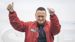 Ferm�n Muguruza en el Festival de Cine de San Sebasti�n donde present�  �Black Is Beltza II: Ainhoa�.