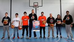 Imaxe de alumnos do ciclo de T�cnico deportivo en baloncesto do CIFP Fontecarmoa de Vilagarc�a que aproveitaron o programa Erasmus no curso 2017/18.
