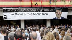 Concetraci�n vecinal en Las Rozas (Madrid) en memoria de Echeverr�a