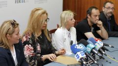 Rueda de prensa de la familia de la camarera asesinada Marta Sequeiro