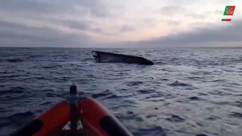 El naufragio de un pesquero frente a las costas de Portugal