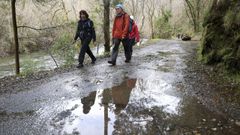 Ni el fro ni el estado de la carretera disuadieron a los visitantes ayer, en el primer da del puente