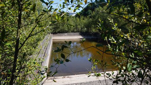 Uno de los vasos de las que ser�an las piscinas p�blicas
