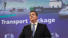 El comisario europeo de Transporte y Turismo Sostenibles, Apostolos Tzitzikostas.