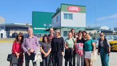 Visita de participantes en el programa de empleo de San Cibrao das Vi�as a la empresa Aceites Abril