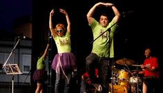 Coreograf�a de un concierto de la agrupaci�n musical en Carballo el pasado a�o 2013.