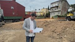 Jos� Ram�n Romero visit� el lugar para comprobar el avance de los trabajos.