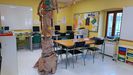 Una de las aulas del colegio p�blico Bello, en Aller