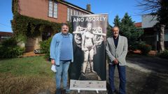 Liso Gonzlez (esquerda) e Manuel Quintana anunciaron en Cambados as ltimas novidades do programa do Ano Asorey