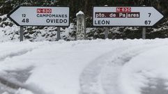 Nieve en Pajares